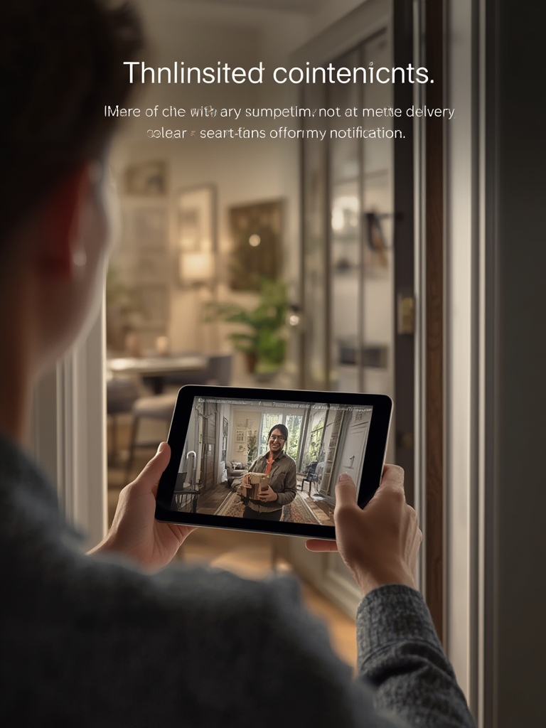 video doorbell in action