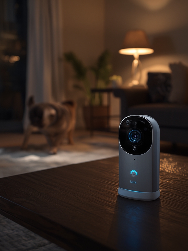 security camera in action