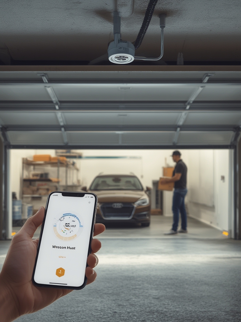 garage control in action