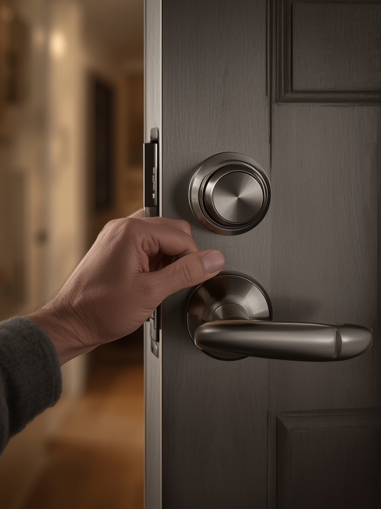 entry lever in action