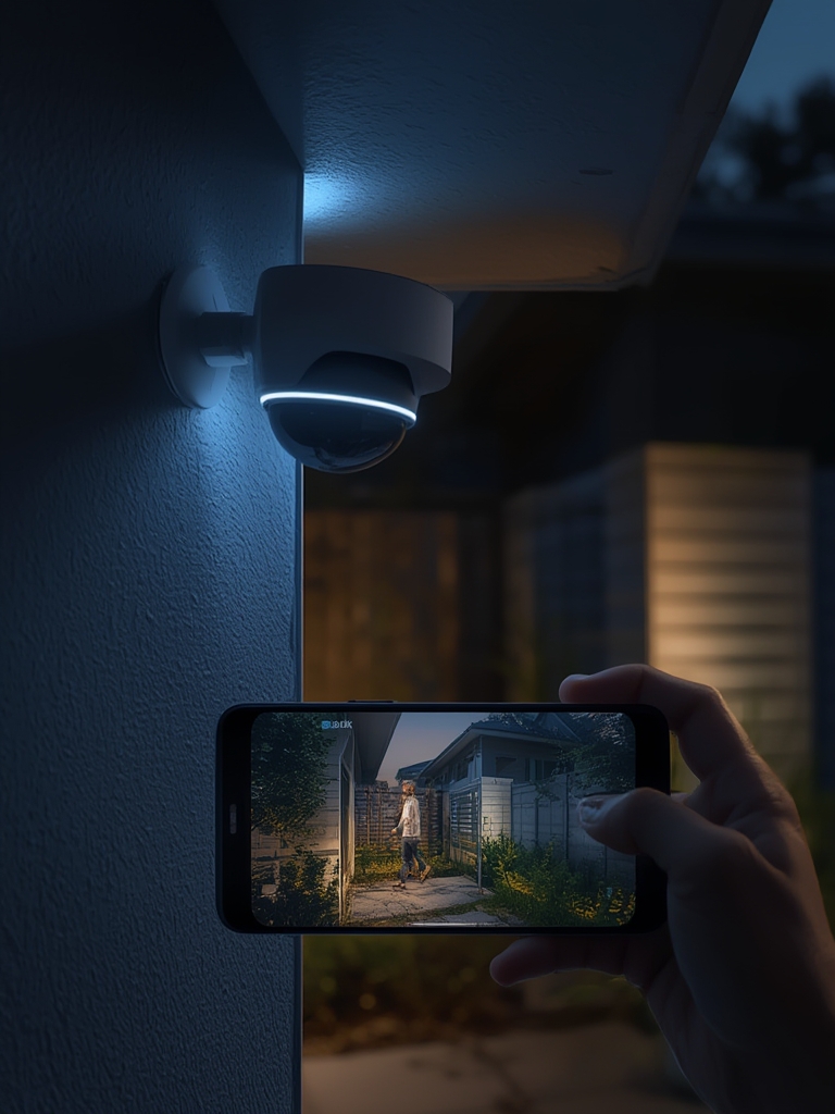 outdoor camera in action