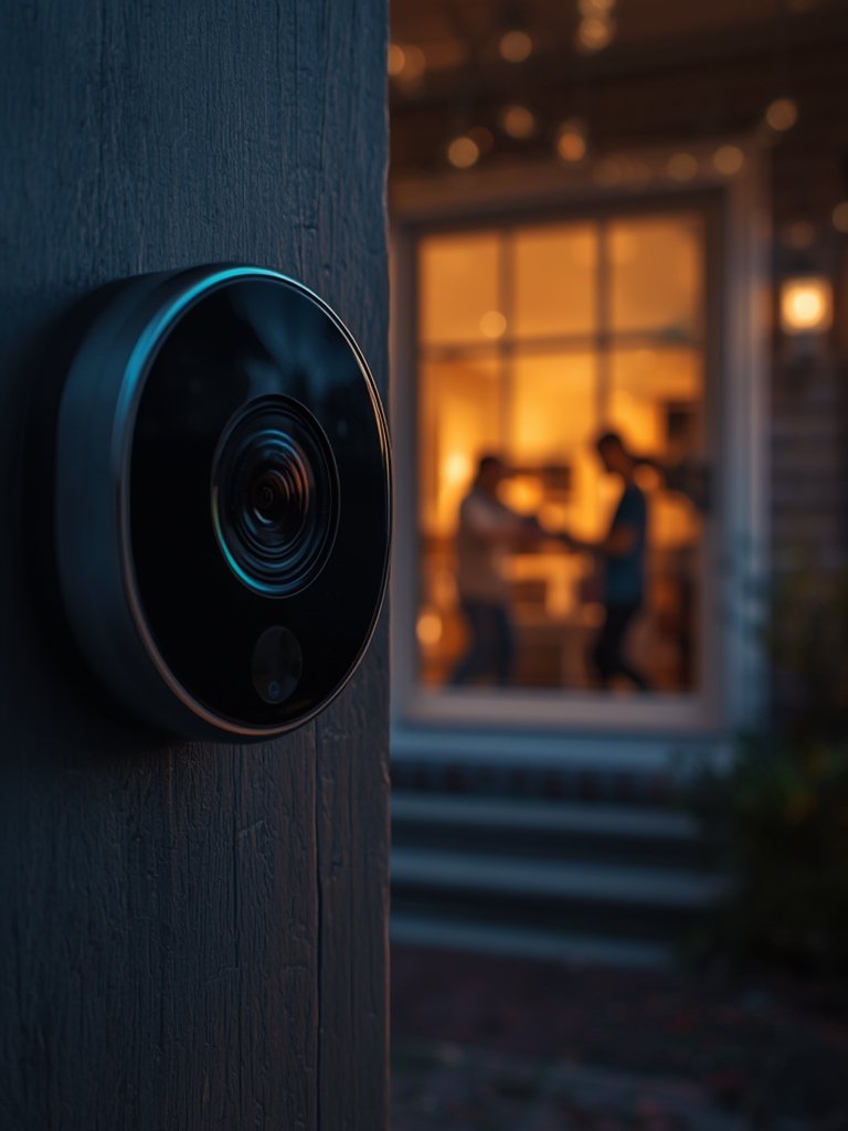 video doorbell in action