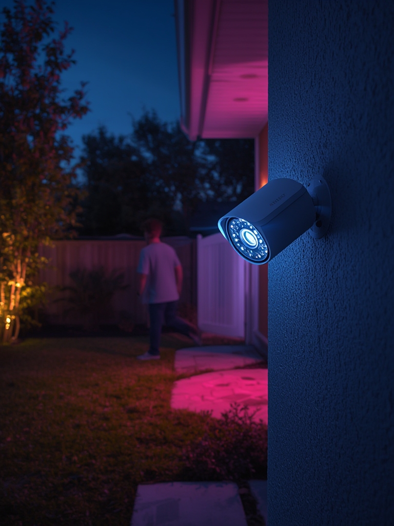 outdoor camera in action