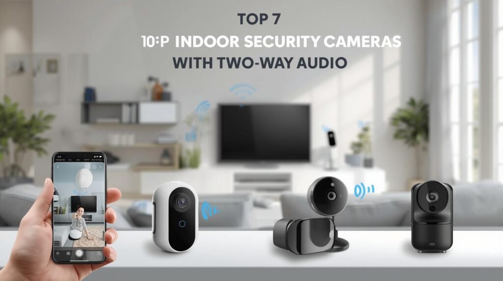 Indoor Security Camera With Two-Way Audio