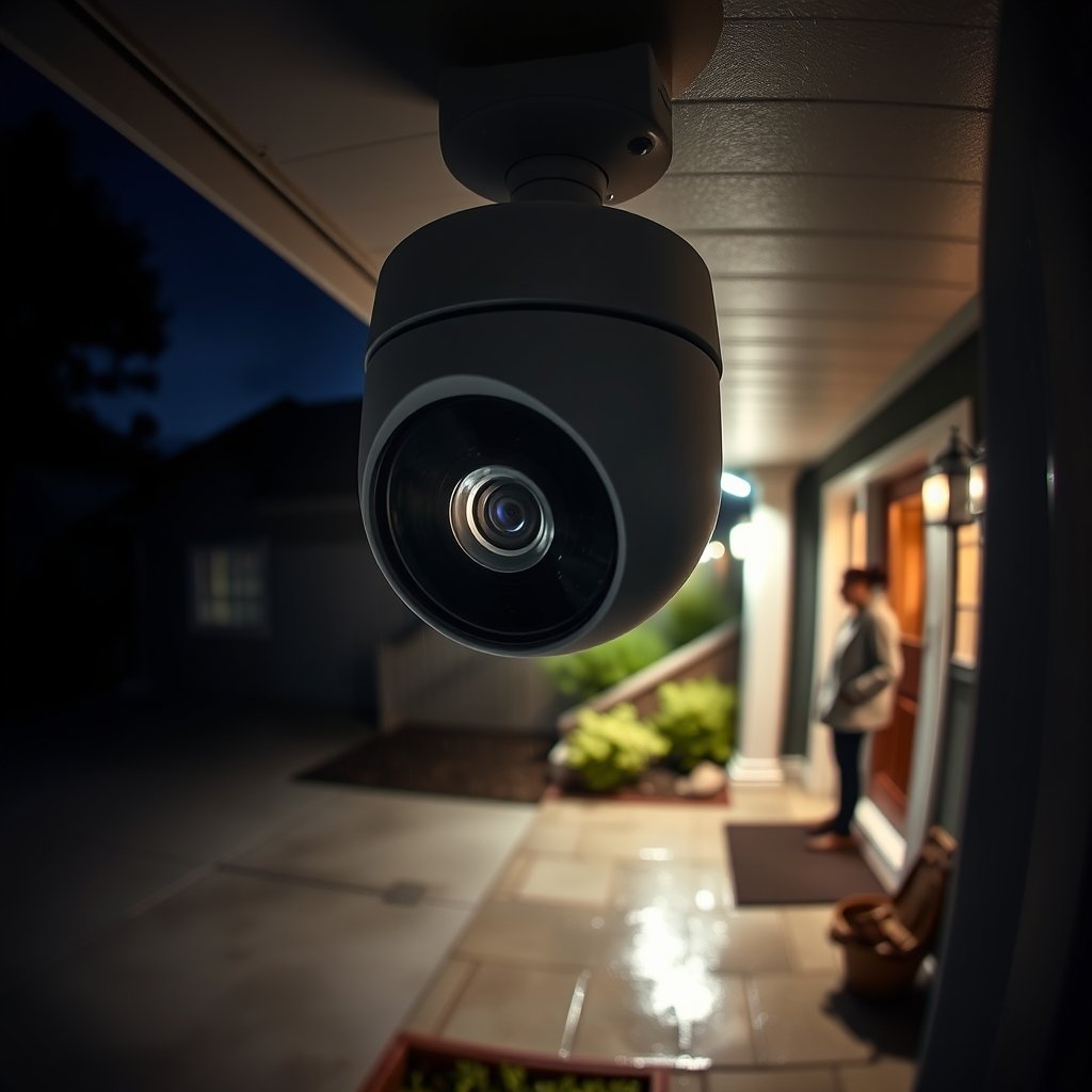 outdoor camera in action