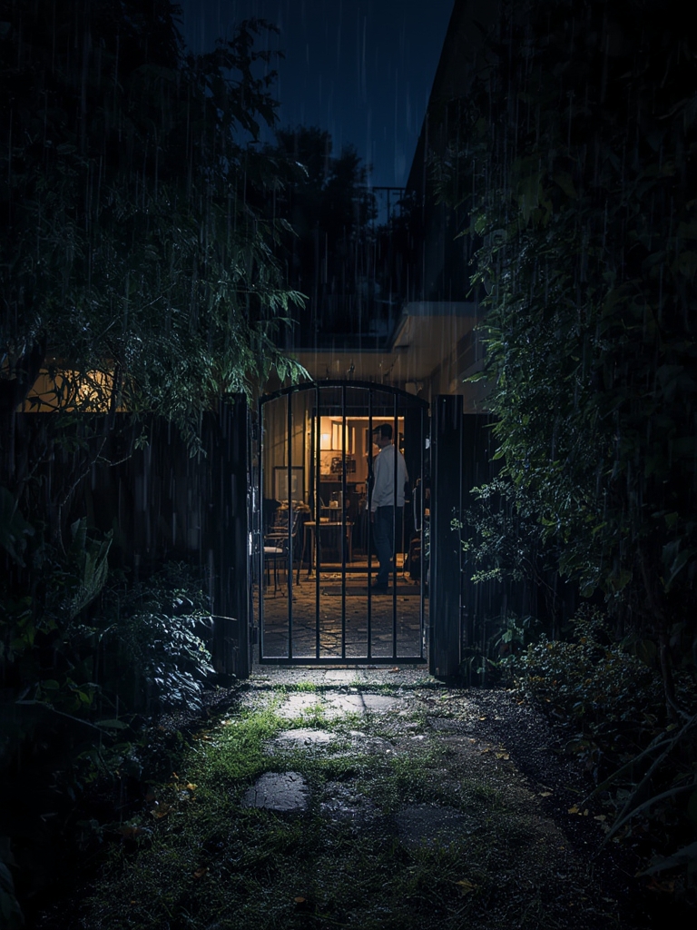 security camera in action