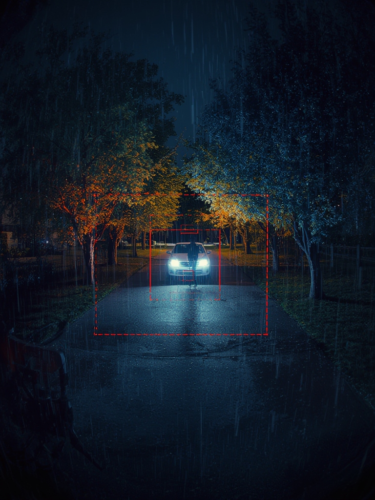 outdoor camera in action