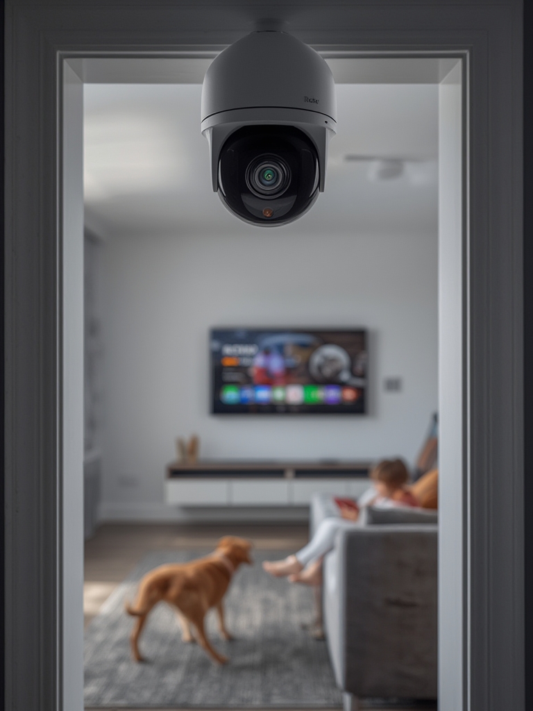 indoor camera in action