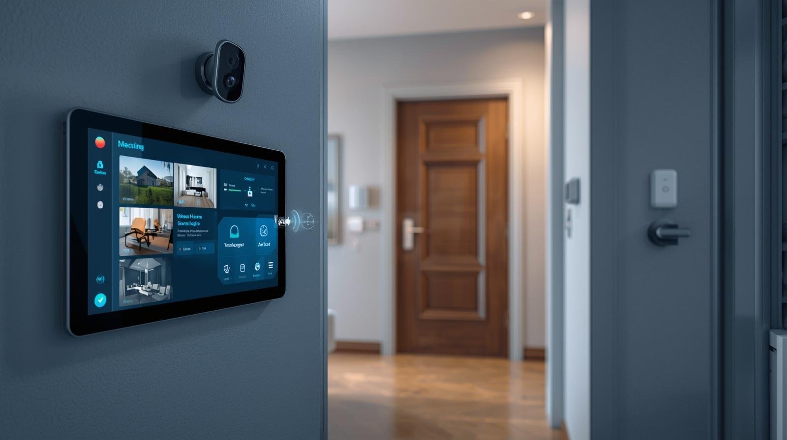 7 Best Indoor Security Cameras with AI Detection – Smart Picks for 2026 1 Best indoor security cameras with AI detection placed on a shelf in a modern living room 2026