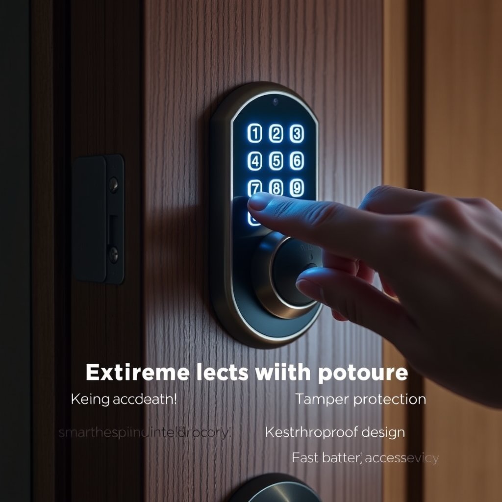 keyless lock in action