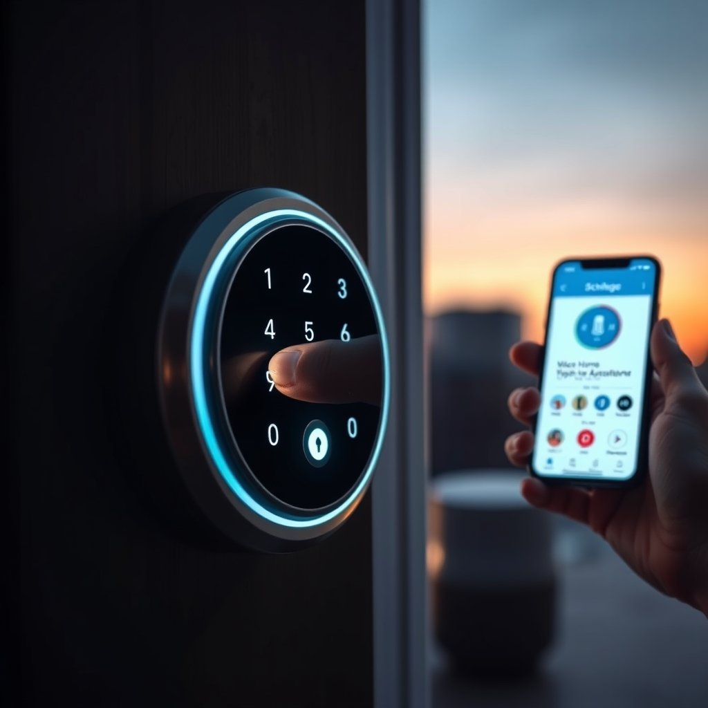 smart lock in action